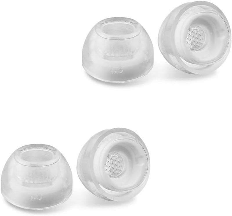 AZLA SednaEarfit Crystal for Galaxy Buds 3 Pro Clear Pearl - Samsung Galaxy Buds Pro 3 Ear Tips - Earphone Eartips Replacement, Samsung Galaxy Buds 3 Pro - SMAPP Certified (2 Pairs) (MS) - Image 1