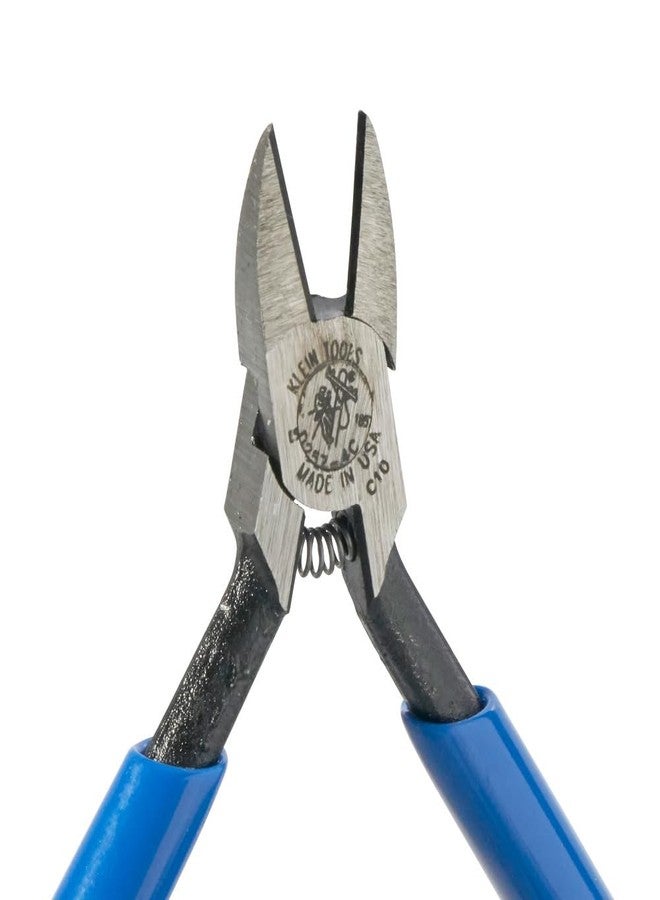 Klein Tools D257-4C Pliers, Diagonal Cutting Midget Electronics Pliers with Short Jaws and Beveled Cutting Edges, 4-Inch - Image 4