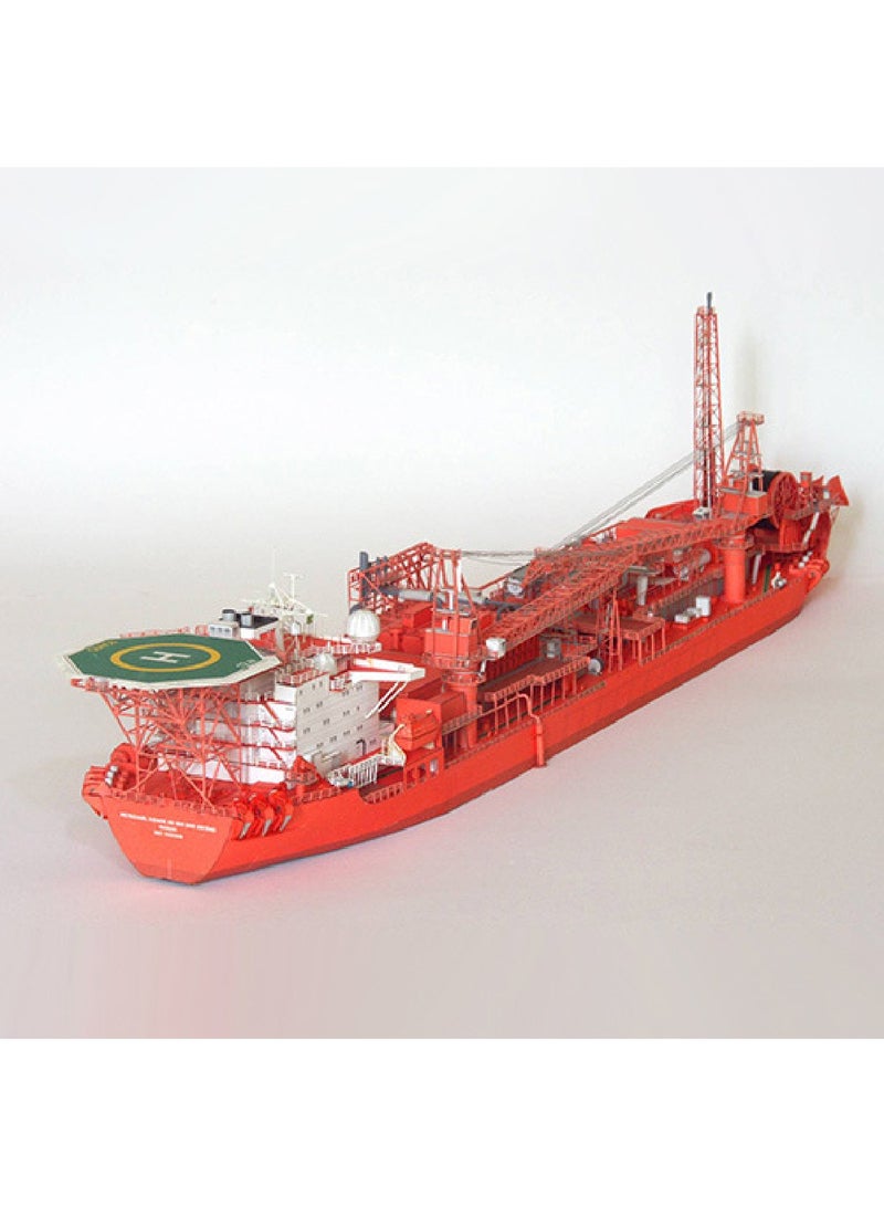 النرويجية FPSO البحرية العائمة ناقلة الإنتاج DIY ورقة أطقم منمذجة اليدوية ألعاب ألغاز هدية - Image 1