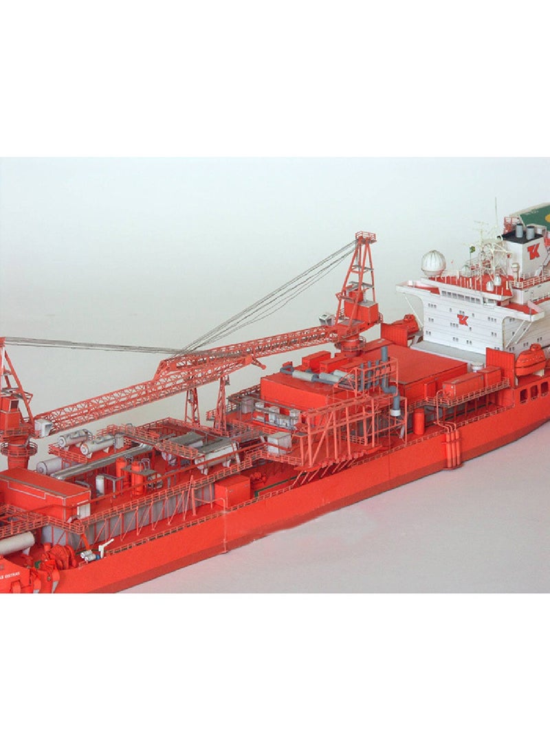 النرويجية FPSO البحرية العائمة ناقلة الإنتاج DIY ورقة أطقم منمذجة اليدوية ألعاب ألغاز هدية - Image 5