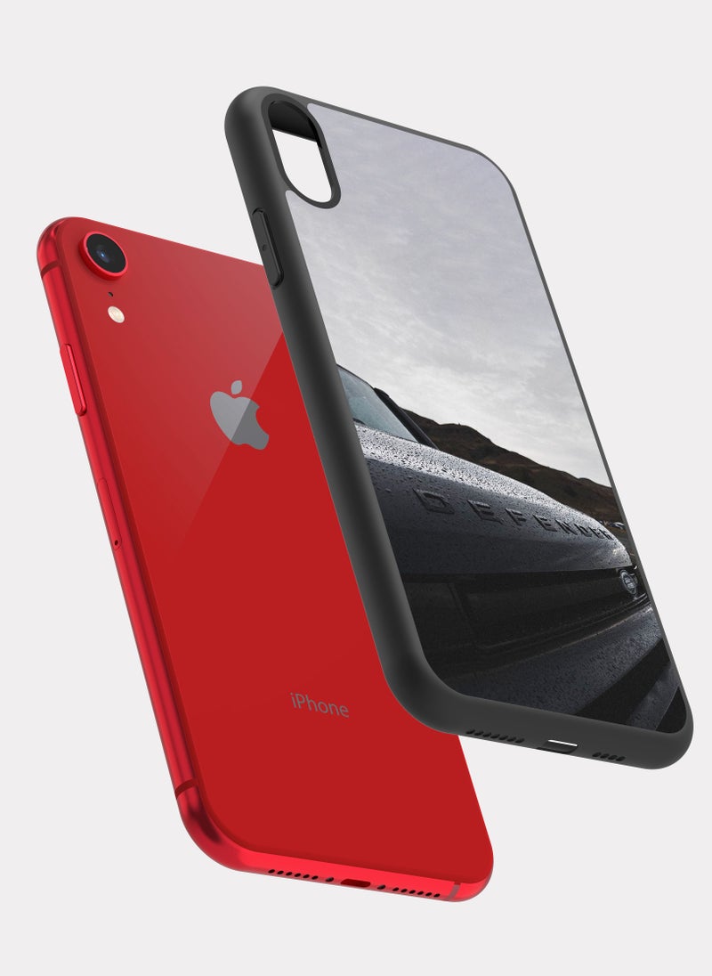 بكسلات كفر ايفون اكس ار لاند روفر ديفندر اسود - Image 2