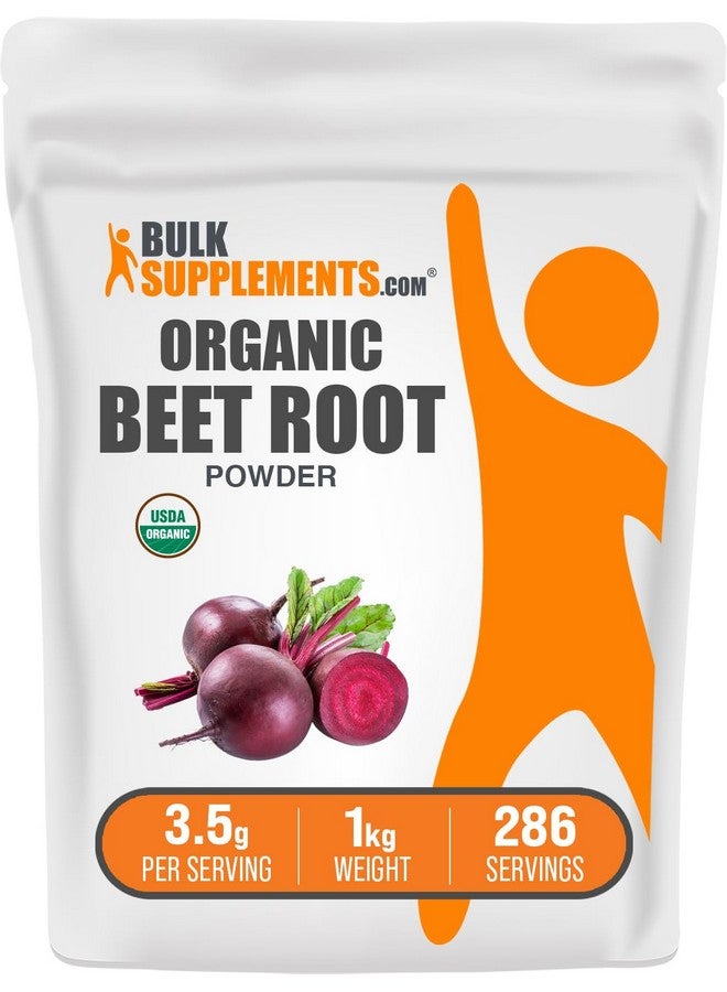بالك سابلمنتس مسحوق جذر البنجر العضوي من BulkSupplements.com - مكمل غذائي فائق، مكملات جذر البنجر - نباتي وخالي من الغلوتين، 3.5 غرام لكل حصة، 1 كجم (2.2 رطل) (عبوة من قطعة واحدة) - Image 1