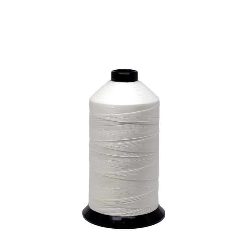 Ez-Xtend #138 Bonded Polyester Thread 100% American Made For Outdoor And Marine Fabric Sewing Applications  Awnings  Tarps  Canvas. For Heavy Duty And Industrial Sewing Machines (White  8 Oz) - Image 1