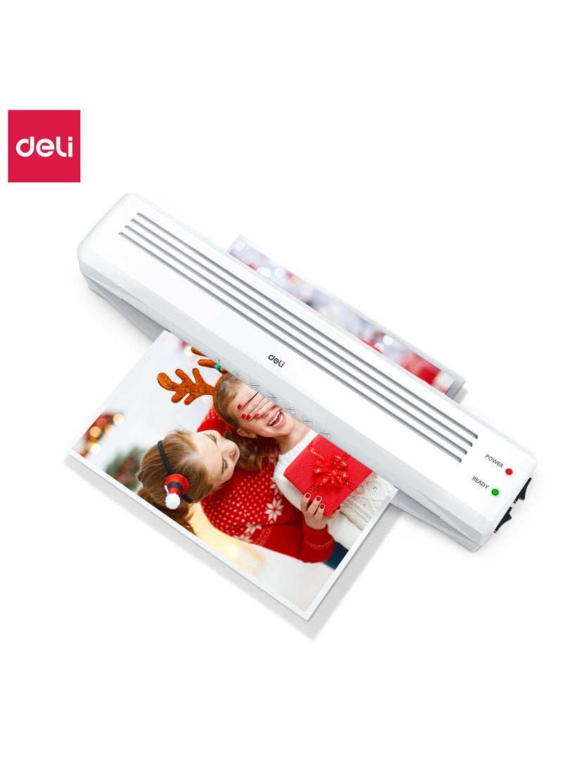 Deli Deli E14379 Laminator, Supports A3 Size, 260mm/min Laminate Speed, Compact Design with Safety Features – Ideal for Office and Home Use  - Image 1