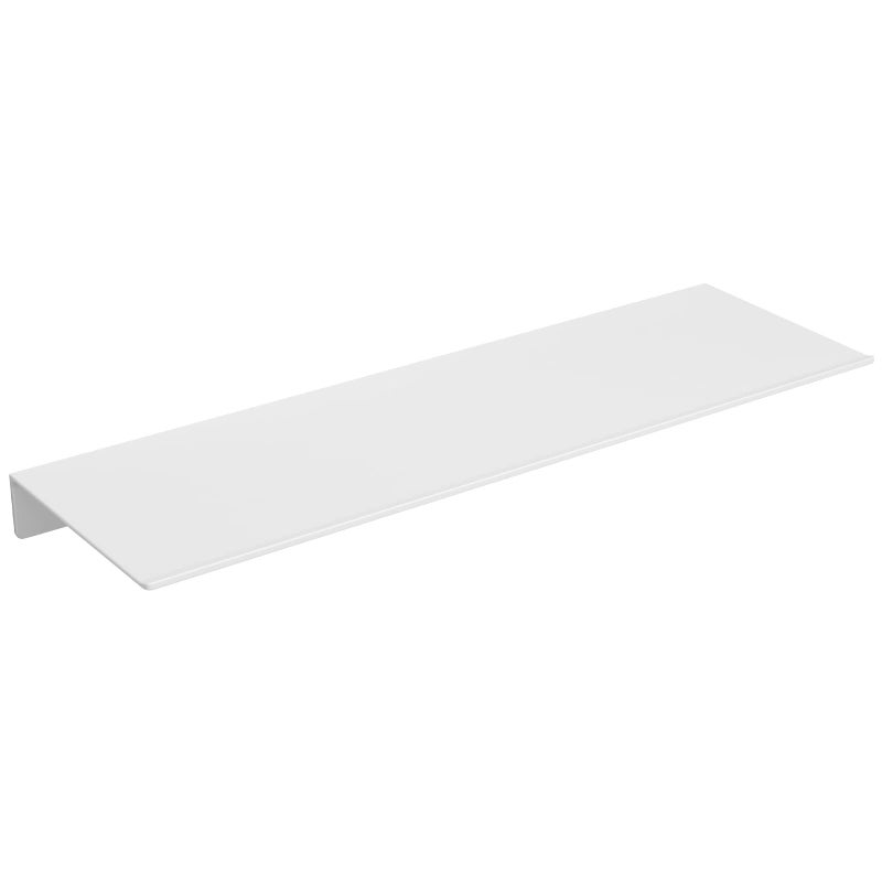 Danpoo Danpoo White Floating Shelf for Wall Storage Metal Wall Shelf for Living RoomBathroomKitchen Display Shelf for Collectibles 16 