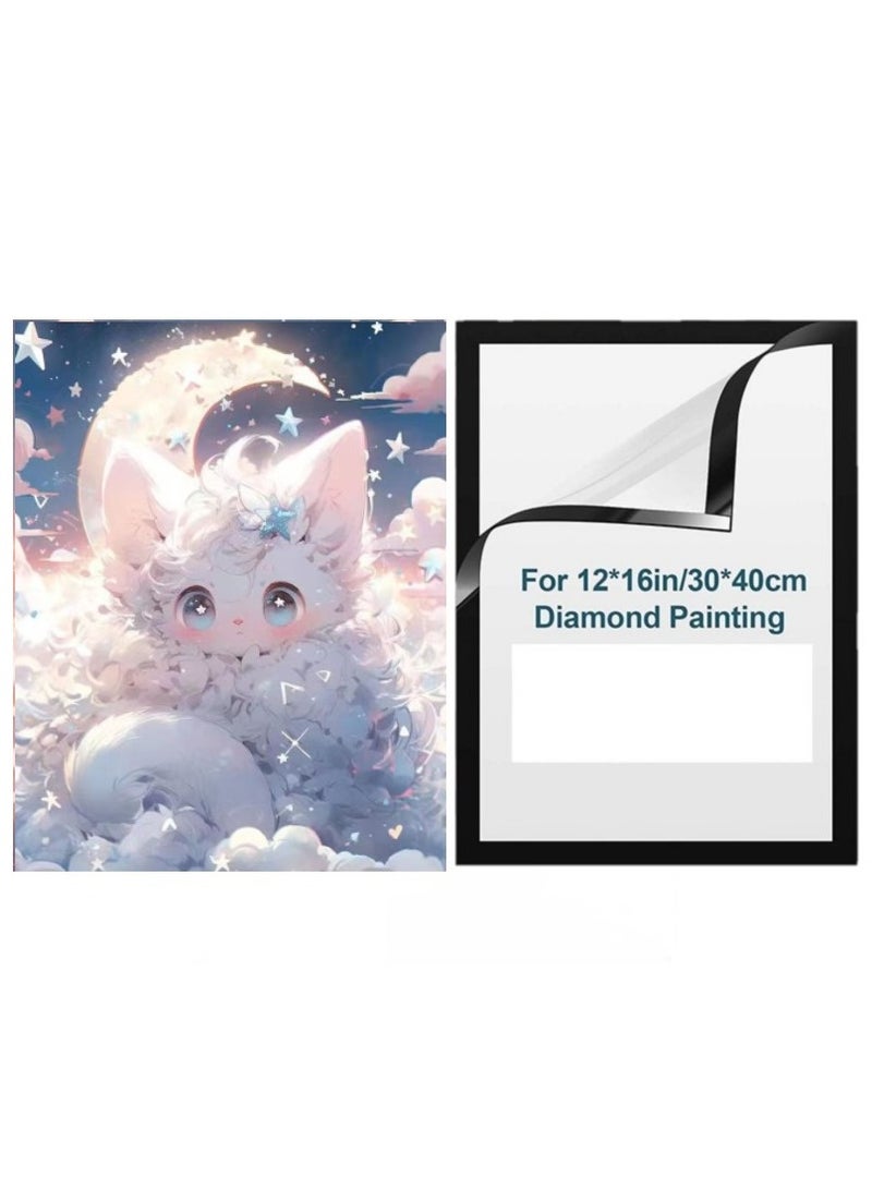 Bluejw 5D Sweet Cat Diamond Painting DIY Full Diamond Series Bedroom Decoration Painting - Image 1