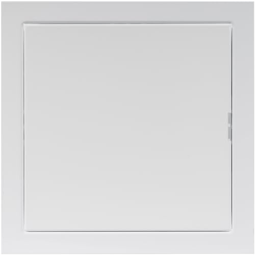 Repa Market 6 x 6 Inch Access Panel for Drywall – White Galvanized Steel Wall Hole Cover/Door Panel/Cover Plates with Latch – Heavy-Duty Service Hatch for Plumbing, Electrical, HVAC Access Door - Image 1
