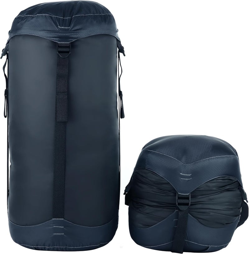 Litume Compression Stuff Sack 6L, 8.5L, 10L, 13L, 16L, Water Resistant Lightweight Compact with Ripstop Fabric Sleeping Bag Sack with Drawstring Closure for Camping, Backpacking, Traveling(E638) - Image 1