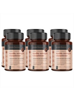 Glutathione 1000mg x 360 Tablets (6 Bottles of 60)- w/500mg Glutathione, 300mg ALA, and 200mg VIT C per Tablet