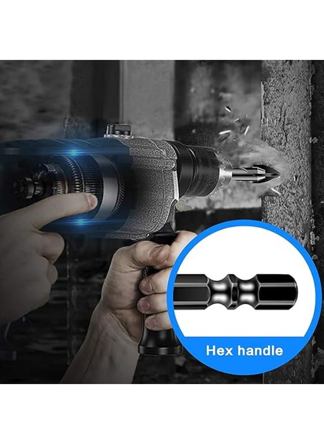 Cool Baby Masonry Drill Bits 7Pcs, TYTA Concrete Drill Bit Set, Cross Carbide Tipped Drill Bits for Drilling Brick, Tile, Concrete, Plastic and Wood Ceramic Tile (3/4/5/6/8/10/12mm)  - Image 4