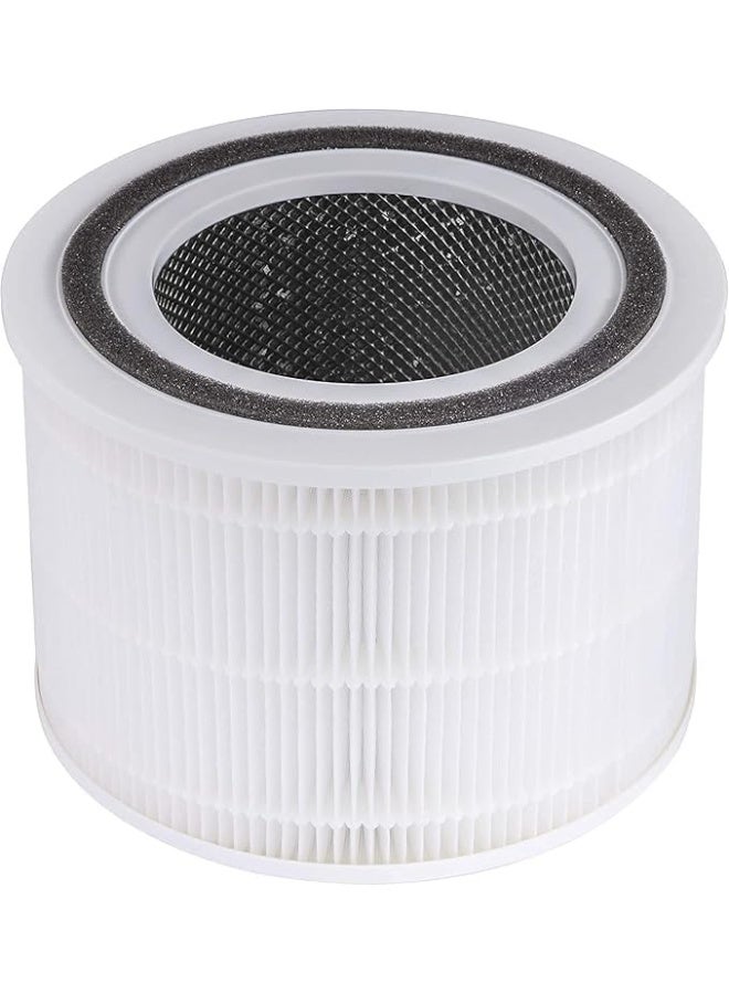 Purfex 2 Pack Replacement Filter Compatible With Core Mini Air Purifier, 3-in-1 H13 True HEPA and Activated Carbon Filter - Image 3