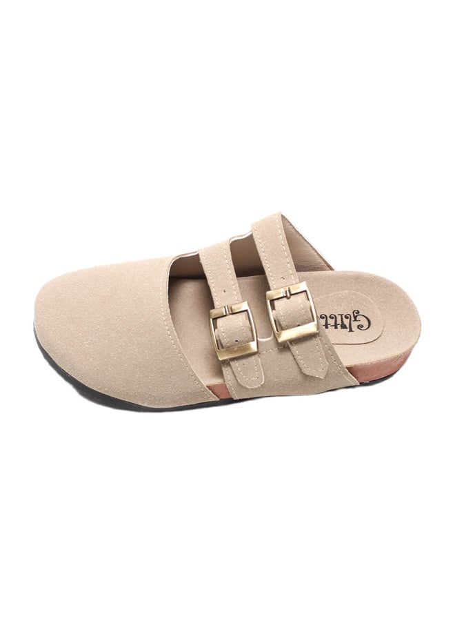 Glitter Winter Suede Clogs - Image 2