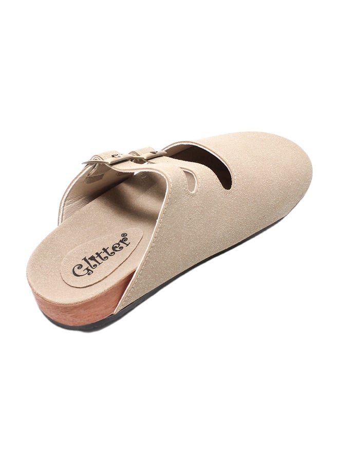 Glitter Winter Suede Clogs - Image 4