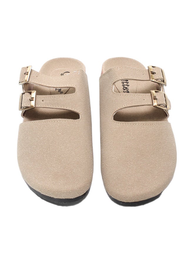 Glitter Winter Suede Clogs - Image 3