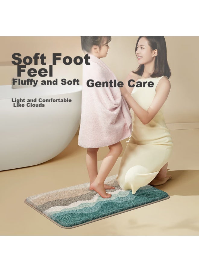 Dajiang Bathroom Mat, Entrance Doormat, Absorbent Floor Mat For Bathroom, Non-slip Mat For Toilet, 50x100cm - Image 5