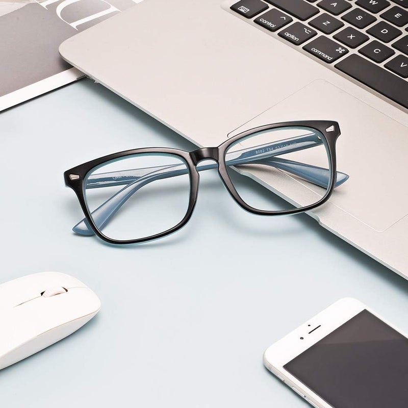 Cyxus Blue Light Glasses for Men Women Reduce Eye Strain UV Blocking for Computer Screen 8082 - Image 4