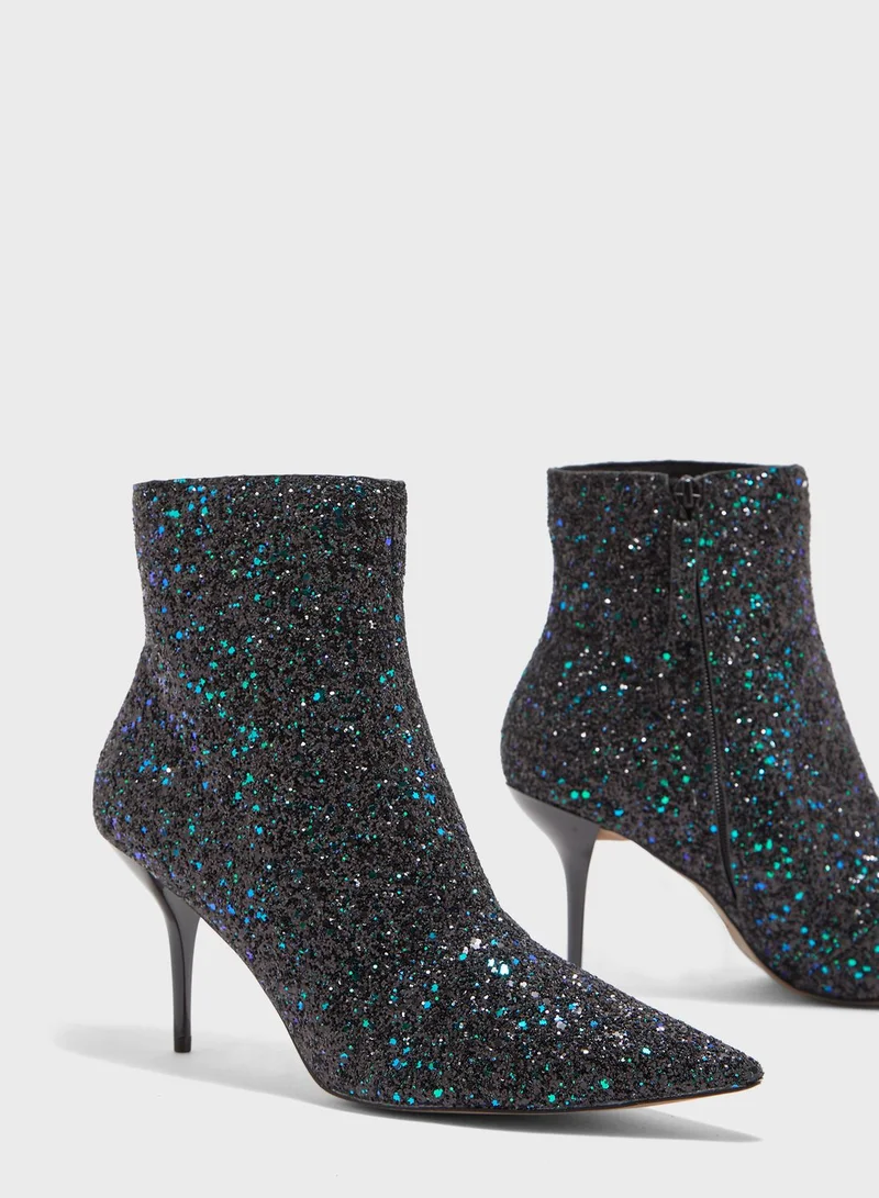 TOPSHOP Hey Sequin Point Boot