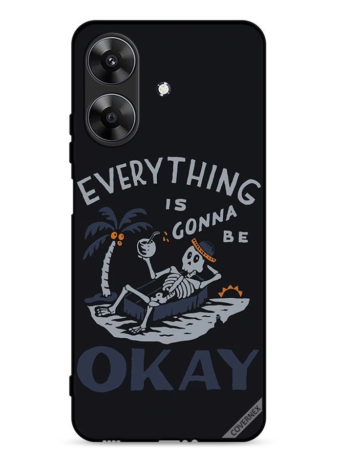 Covernex Realme Note 60 4G Protective Case Cover Everything Is Gonna Be Ok - Image 1
