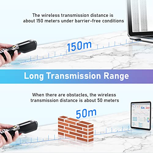 JRHC Wireless Barcode Scanner JRHC Inventory Scanner Collector Portable Data Terminal Inventory Device USB Barcode Scanner 1D PDT with 2.2 Inch TFT Color LCD Screen for Store, Supermarket, Warehouse - Image 5