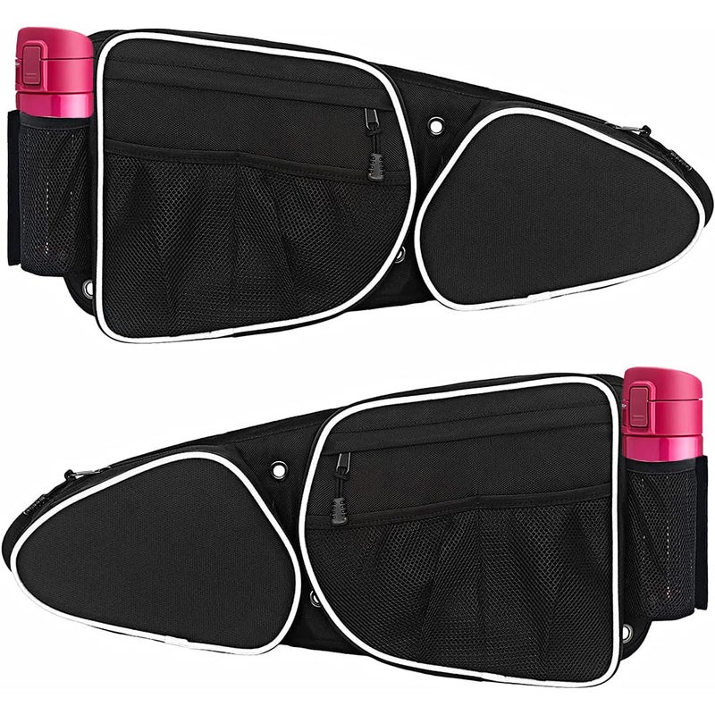 Skyour UTV Side Door Bags for Polaris RZR 2pcs UTV Front Door Side Storage Bag Set Replacement for 20142020 UTV Polaris RZR XP Turbo Turbo S 1000 S900 White