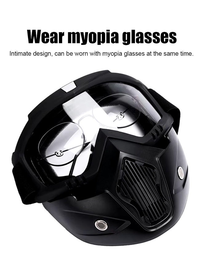 Generic - Mask Goggles Harley Off-road Motorcycle Goggles Riding Helmet Ski Retro Goggles Glasses Bicycle - Image 1