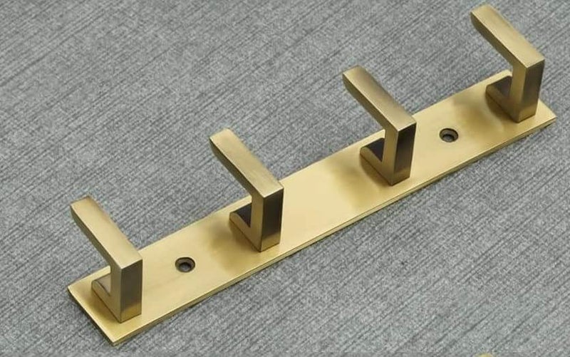 JWL Cloth Hooks Hanger Door Wall Bedroom Bathroom Hooks Rail with Screws and Grips for Hanging Keys,Clothes,Towel Hook (Antique Pack of 1) - Image 2