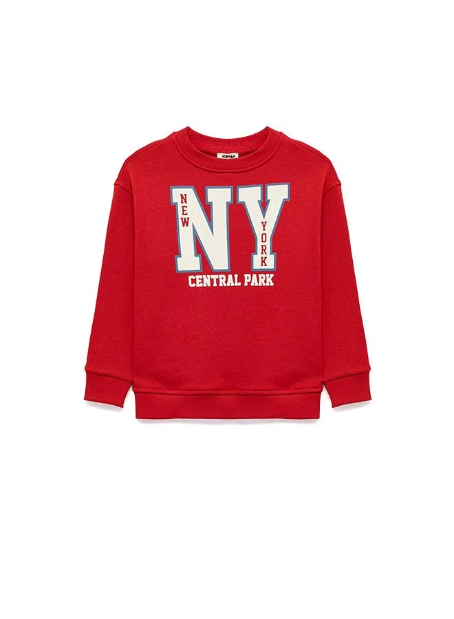 Koton  Printed Oversize Sweatshirt for Men | Best Price UAE