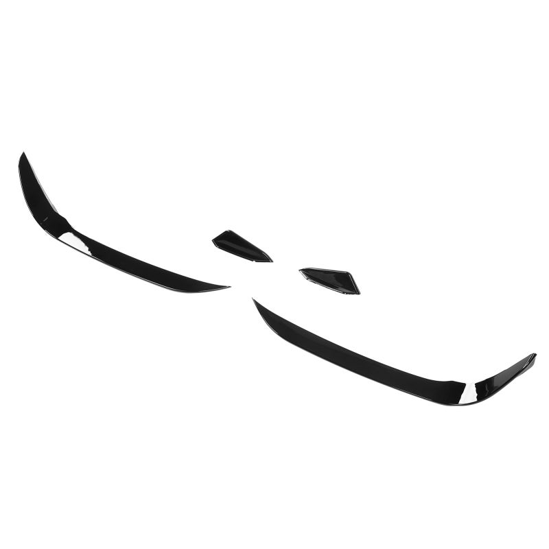 Front Bumper Canard Glossy Black UV Protective Coating Front Bumper Fin - Excellent Fitment for MK7.5 2017-2020 Front Bumper Spoiler for Aggressive Look - Image 3