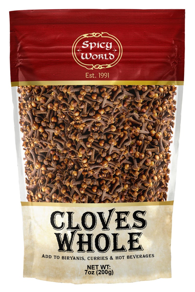 Spicy World Whole Cloves 7 Oz Bag - Great for Foods, Tea, Pomander Balls, and Even Potpourri - by Spicy World - Image 1