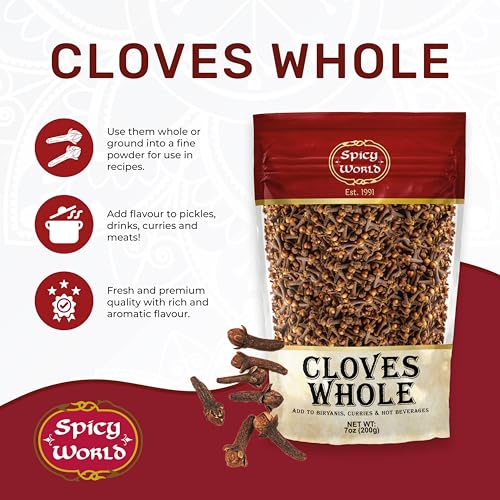 Spicy World Whole Cloves 7 Oz Bag - Great for Foods, Tea, Pomander Balls, and Even Potpourri - by Spicy World - Image 2