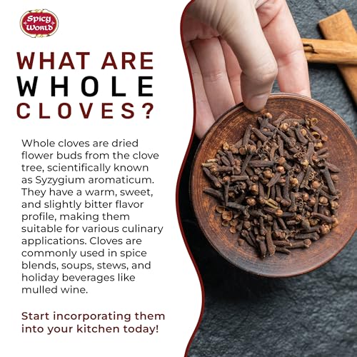 Spicy World Whole Cloves 7 Oz Bag - Great for Foods, Tea, Pomander Balls, and Even Potpourri - by Spicy World - Image 3