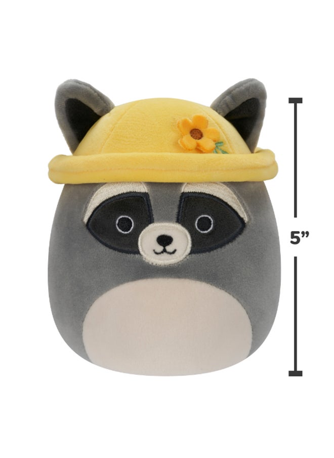 Squishmallows 5 inch Rocky the Raccoon , Officially Licensed Kellytoy Plush Toy, Colorful Soft Toy, Gift for Kids, Girls & Boys Washable Squishy Stuff Toy Multicolor All Age  - Image 5