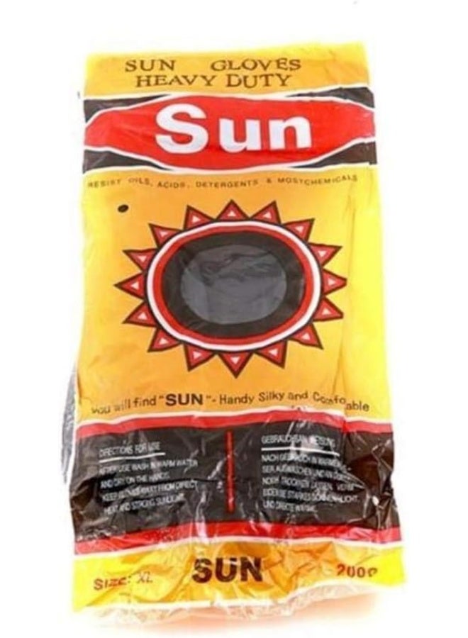 Sun Sun Heavy Duty Rubber Glove 200G Xl  - Image 2