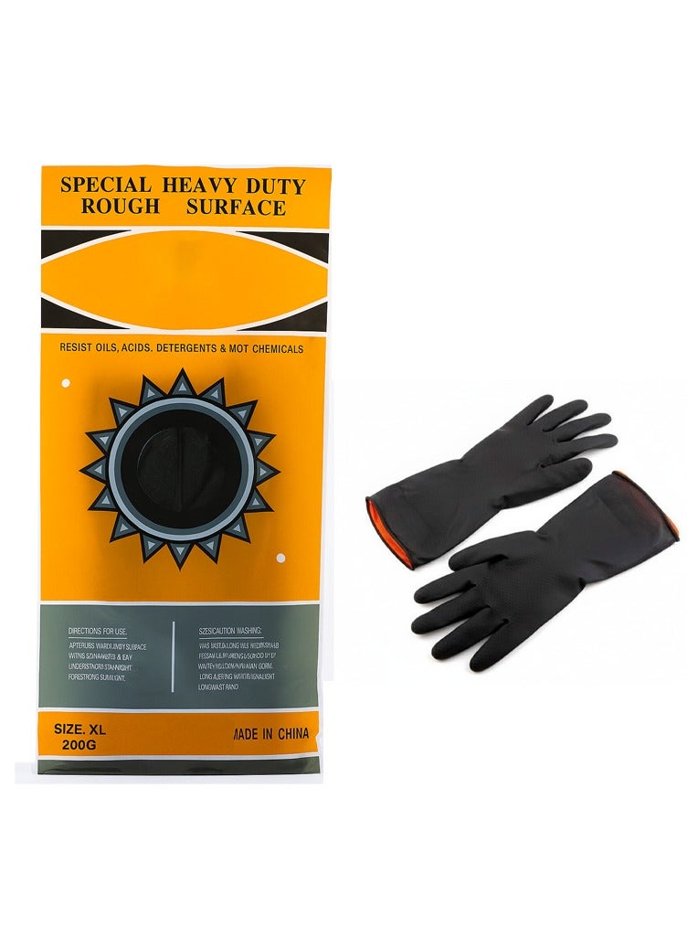 Sun Heavy Duty Rubber Glove 200G Xl - Image 1