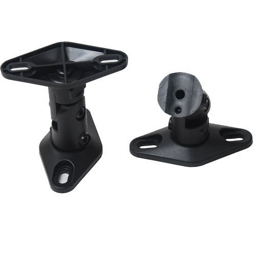 VideoSecu 2 Satellite Speaker Wall Ceiling Mounts Brackets 1EH (Black, 2 Pack) - Image 5