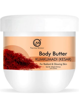 Ayurvedic Kumkumadi (Kesar) Body Butter For Intense Moisturization And Radiant Skin Glow Enriched With Vitamin E Oil, Shea Cocoa Butter, Mulethi Extract & Aloe Vera- 200 Gm - pzsku/Z0BD79597339FA10BCDC5Z/45/_/1735817059/a9eb78b4-1cce-4b9d-bbfb-1a6788c797a2