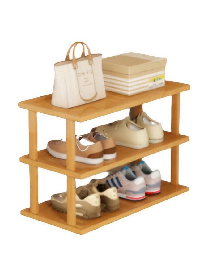 Evolluxi Wooden Shoe Rack for Home - Adjustable Shoe Stand Organizer with Door - Slipper, Chappal, Shoe Cabinet - Indoor Outdoor use, Multipurpose Shelf (47X3 Layer) - Image 1