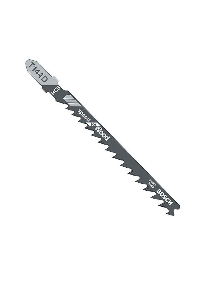Bosch - T144D Jigsaw Blades, 100 Mm Length, High Carbon Steel Material Is Appropriate For Cutting Softwood And Non-Abrasive Woodworking Materials, Large Progressive Tooth Pitch (4-5.2 Mm), 5 Pcs - Image 3