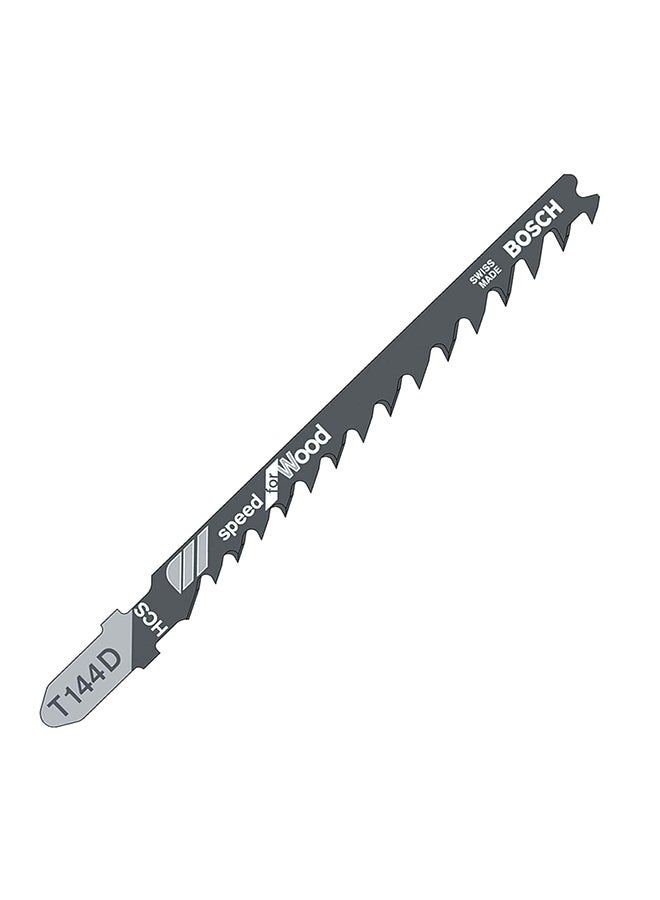 Bosch - T144D Jigsaw Blades, 100 Mm Length, High Carbon Steel Material Is Appropriate For Cutting Softwood And Non-Abrasive Woodworking Materials, Large Progressive Tooth Pitch (4-5.2 Mm), 5 Pcs - Image 2