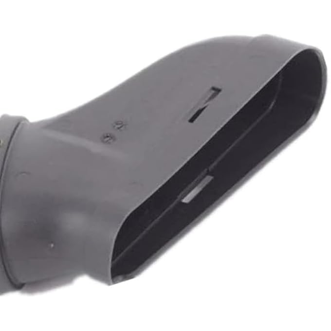 QASULER أنبوب سحب الهواء، لـ W204 A207 C207 S212 V212 W212، أنبوب مدخل هواء فلتر الهواء، أنبوب خرطوم سحب الهواء عالي التدفق (أسود زوج) - Image 2