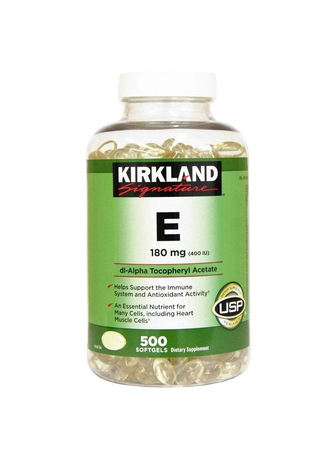 Kirkland Signature Kirkland Signature Vitamin E 180mg., 500 Softgels (2 Pack)  - Image 1