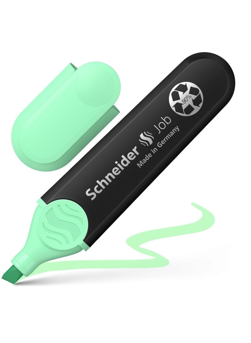 Schneider 1-Piece Job Textmarker Highlighter Pastel Mint - Image 1