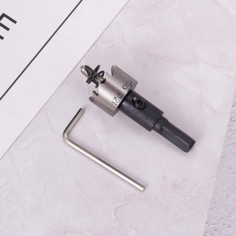 Othmro Utoolmart 21mm Black HSS Drill Bit Hole Saw Cutter 70mm Length for Metal Alloy Wood 1pcs - Image 3