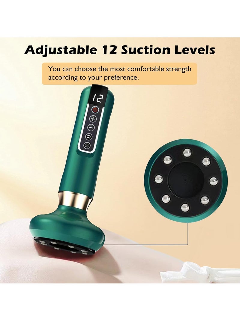 Generic Smart Negative Pressure Gua Sha Device | Wireless Electric Body Slimming Massager | Home Anti-Cellulite Massager for Abdomen, Thighs, and Neck | Gua Sha Cupping Therapy | USB Rechargeable  - Image 4