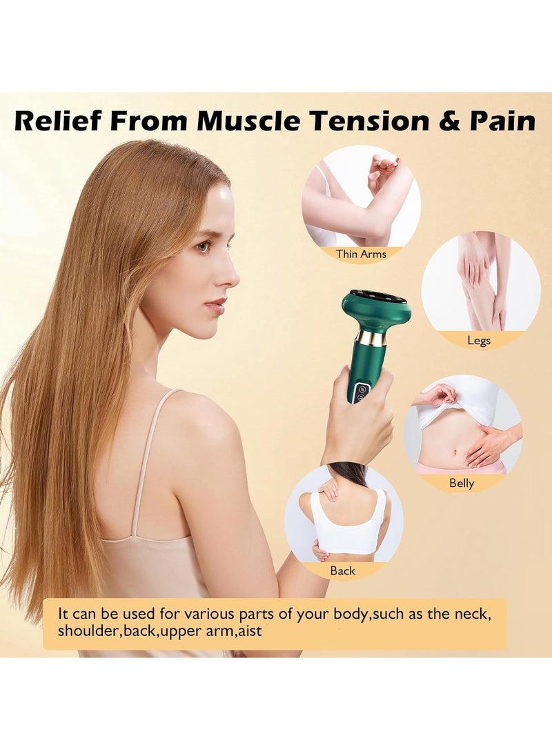 Generic Smart Negative Pressure Gua Sha Device | Wireless Electric Body Slimming Massager | Home Anti-Cellulite Massager for Abdomen, Thighs, and Neck | Gua Sha Cupping Therapy | USB Rechargeable  - Image 5