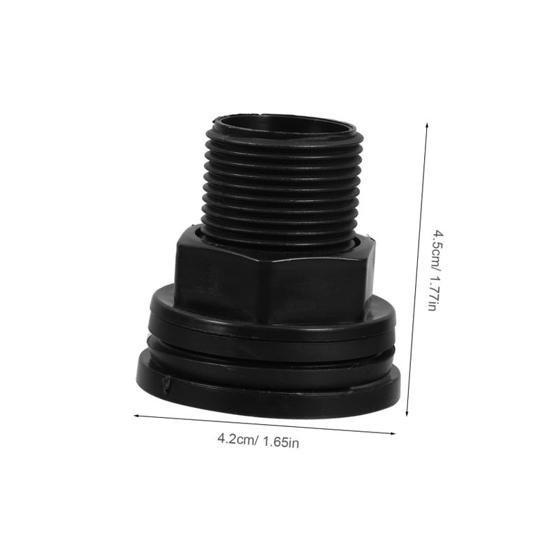 2 قطعة من موصلات خرطوم الحديقة 1/2 بوصة خيوط ذكر وأنثى لبراميل المطر وخزانات المياه - Image 3