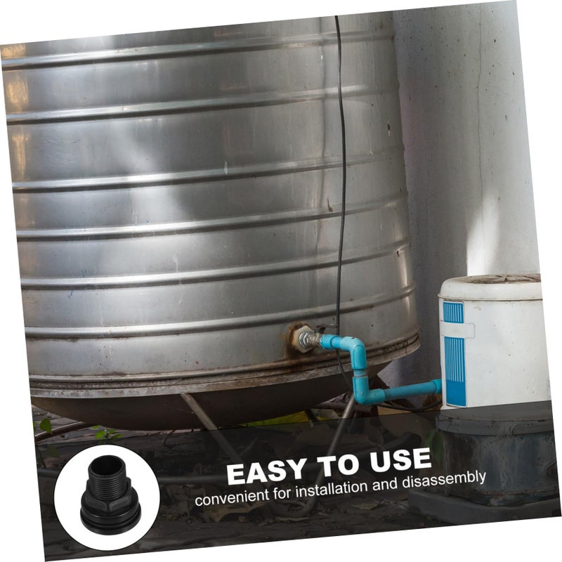 2 قطعة من موصلات خرطوم الحديقة 1/2 بوصة خيوط ذكر وأنثى لبراميل المطر وخزانات المياه - Image 4