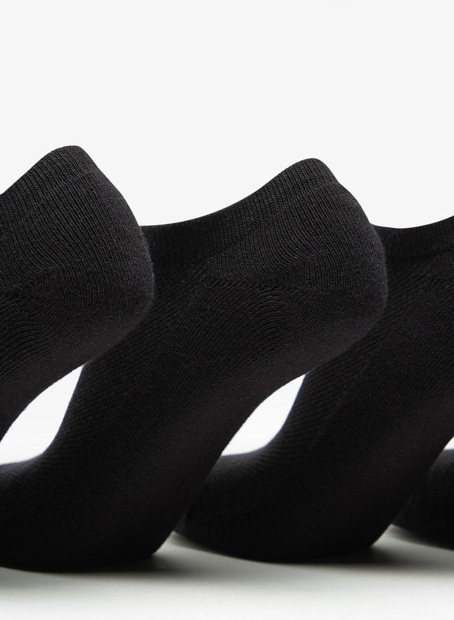 أوكلان جوارب رياضية نسائية بطول الكاحل بطبعة شعار - عبوة من 5 قطع - Image 4