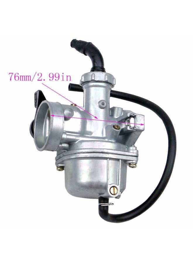 TOPEMAI PZ22 Carburetor for 110cc 125cc Dirt Bikes Pit Bike Monkey Scooter ATV Quad Go Karts 22mm Carb with Air Filter Spark Plug by - Image 4