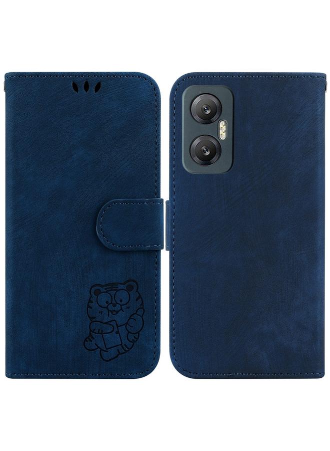 S-TOP Case For Infinix Hot 20 5G Little Tiger Embossed Leather Phone Case - Image 1